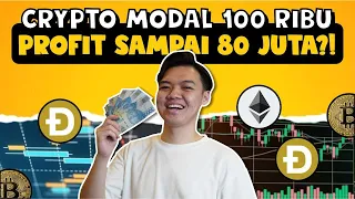 CRYPTO MODAL 100 RIBU MENJADI PROFIT 80 JUTA | REVIEW LIMIT ORDER APLIKASI PINTU