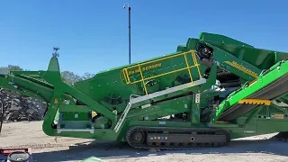 Inertia 5066LRP Hawk, Recycling Concrete into McCloskey R155 & Recirculating into McCloskey TS4065