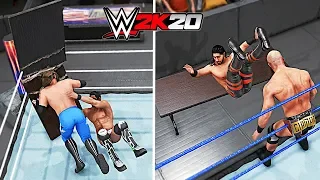 WWE 2K20 All Table Finishers!!