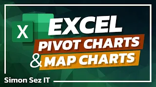 Create Microsoft Excel Pivot Charts and Map Charts!