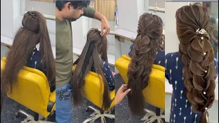 Classic wave braid hairstyle tutorial for long hair || by kuldeep hairstylist 2022 || delhi || class