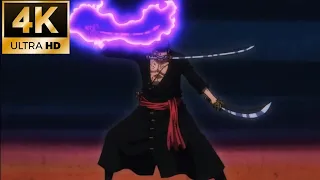 Zoro makes Kaido bleed English Dub (4K) One Piece