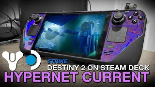 Destiny 2 Lightfall on Steam Deck: Hypernet Current Strike (Gameplay on Windows 10)