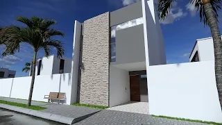 Casa PEQUEÑA 6x15m CON TERRAZA.