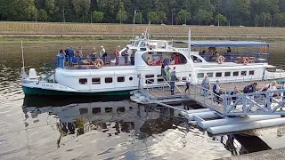 Plaukiam laivu „Vilkija“ iš Kauno į Vilkiją, didžiausia Lietuvos upe Nemunu