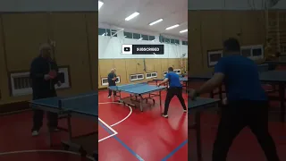 The best behind the back shot in table tennis?😱 #shorts #pingpong #tabletennis