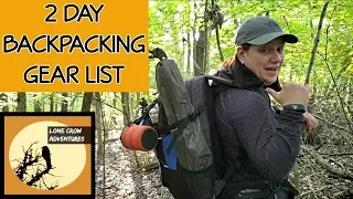 2 Day Backpacking Gear Loadout - What to Bring on a Backpacking Trip