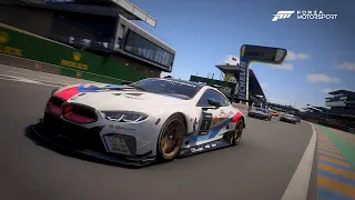 FORZA MOTORSPORT - CORRIDA DISPUTADA COM FINAL APERTADO EM LE MANS [BMW M8 GTE]