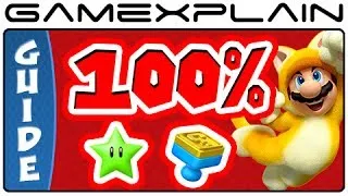 All 380 Green Stars & 85 Stamps in Super Mario 3D World in 60 minutes - 100% Guide & Walkthrough