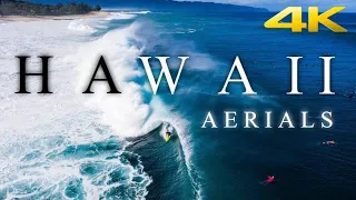 🔵4k (ASMR) Waves of the World/Surfing Hawaii Aerials - Relaxing Music🌊