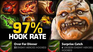 🔥 9600MMR GAME 🔥 Epic 97% Hook Accuracy By Rank 120 Nande Pudge |   Pudge Official