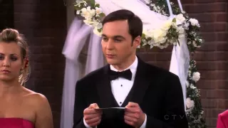 Sheldon speaks Klingon at Howard and Bernadette's wedding