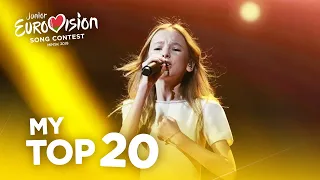 Junior Eurovision 2018 - Top 20