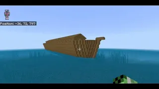 Noah's ark in Minecraft