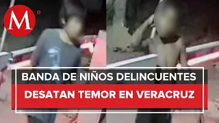 Ellos son "Los Durazo", una banda de niños delincuentes de Veracruz