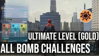 Taskmaster Bomb Challenges - Ultimate Level (Gold) - Marvel's Spider-Man PS4