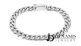 Silver Cuban bracelet 10 mm