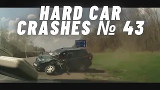 HARD CAR CRASHES / FATAL CAR CRASHES / FATAL ACCIDENT / SCARY ACCIDENTS - COMPILATION № 43