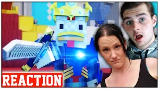 (HER REACTION WAS PRICELESS!😁😆)"Atlanteans" - A Minecraft Parody Reaction!