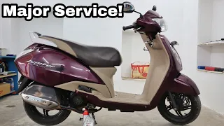 Major Service : TVS Jupiter : Detailed Guide