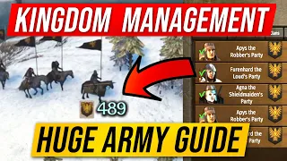 HUGE Army Guide & Kingdom Management Tips - Mount & Blade 2: Bannerlord Complete Starter Tutorial!