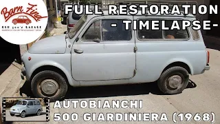 [BARN FIND] Classic Restoring Project: AUTOBIANCHI 500 GIARDINIERA (1968)