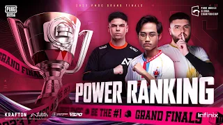 2023 PMGC POWER RANKINGS EP5- GRAND FINALS | PUBG MOBILE ESPORTS