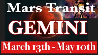 Mars Transit Gemini March 13th - May10th 2023 Life in the fast lane! (Vedic Astrology)