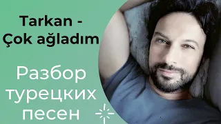 Учим турецкий по песням _ #12 Tarkan - Çok ağladım  _ 217 день