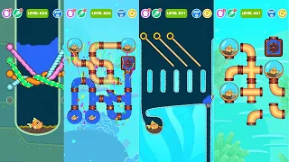 Completed in one Go🤯 Save the Fish 🐟 / Pull the Pin Gameplay for Android and iOS | Level 736 to 752