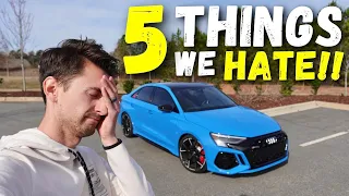 5 Things We HATE About Our 2024 Audi RS3!!