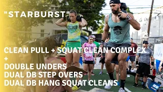 "Starburst" | Clean Complex | Double Unders + DB Step Overs + DB Hang Squat Cleans