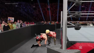 WWE 2K17 Wonder Woman vs  Mother Russia - Falls Count Anywhere