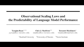 Observational Scaling Laws and the Predictability of Language Model Performance