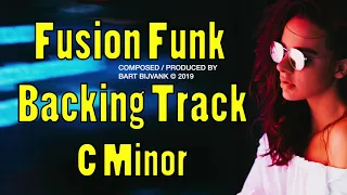 Fusion Funk Backing Track C Minor City Lights