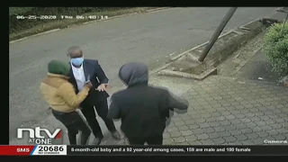 2 men caught on CCTV robbing a man in Kilimani arrested