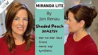 Miranda Lite by Jon Renau in 30A27S4 Shaded Peach, Wig Review & Comparison With Original Miranda