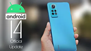 Xiaomi Redmi Note 12 Pro 4G Android 14 Update