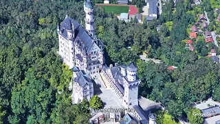 Neuschwanstein Castle. Google Earth Studio