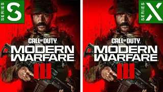 Call of Duty: Modern Warfare 3 | Xbox Series X vs Series S |Graphics Comparison | FPS TEST | 4K |