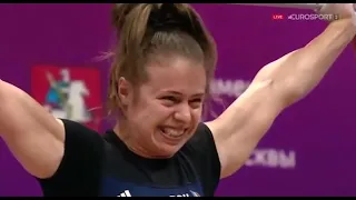 Loredana Toma 🇷🇴 – 244kg 1st Place – 2021 European Weightlifting Championships– Women's 64 kg