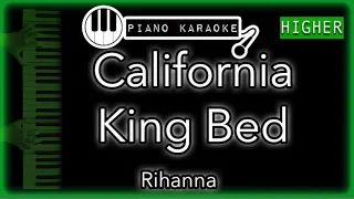 California King Bed (HIGHER +3) - Rihanna - Piano Karaoke Instrumental