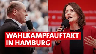 Kundgebung zur Europawahl in Hamburg - mit Katarina Barley, Olaf Scholz, Lars Klingbeil