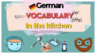 German Vocabulary | In the kitchen | Learn German