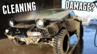 Cleaning the Rally Miata & Assessing the Damage