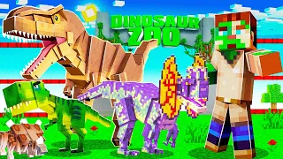 I OPENED a DINOSAUR ZOO in MINECRAFT