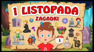 KAROLEK i 1 LISTOPADA 🙏 Dzień Wszystkich Świętych ⚰️ Zagadki dla dzieci  🕯️