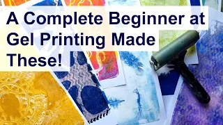 Anyone Can Learn How to Gel Print!            #gelprinting #gelliprinting