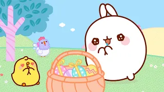 The Easter Egg Challenge with Molang and Piu Piu | Funny Compilation For kids