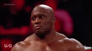Bobby lashley comes out and attacks austin theory raw 11/21/22